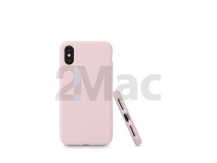 Ochranný silikonový kryt CellularLine SENSATION pro Apple iPhone X/XS, starorůžový