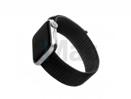 Nylonový řemínek FIXED Nylon Strap pro Apple Watch 38/40/41mm, černý