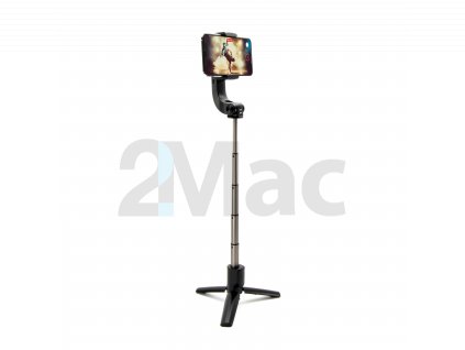 Selfie tripod se stabilizátorem a dálkovou spouští FIXED Snap Action, černý