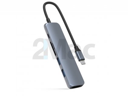 HyperDrive BAR 6 v 1 USB-C Hub pro iPad Pro, MacBook Pro/Air, šedý