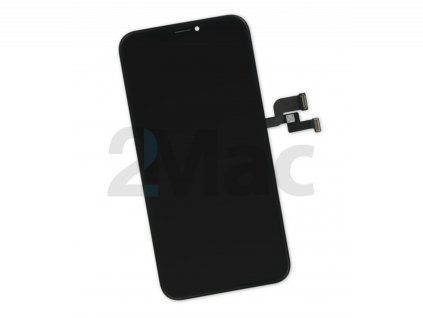 LCD displej + dotykové sklo - Apple iPhone X Black (2Mac Premium : soft oled)