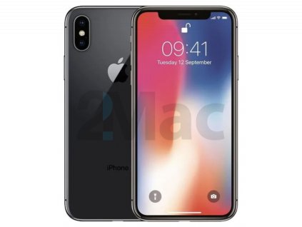 Apple iPhone X 64GB - Vesmírně šedá (Výborný)