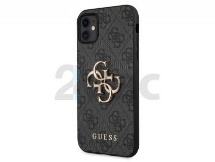 Guess Big 4G Metal Logo Hard Case iPhone 11, Grey