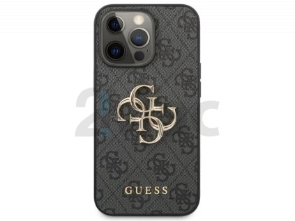 Guess Big 4G Metal Logo Case iPhone 13 Pro, Grey