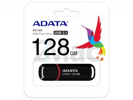 ADATA UV150 USB Flash Disk 128GB, USB 3.0 - Černý