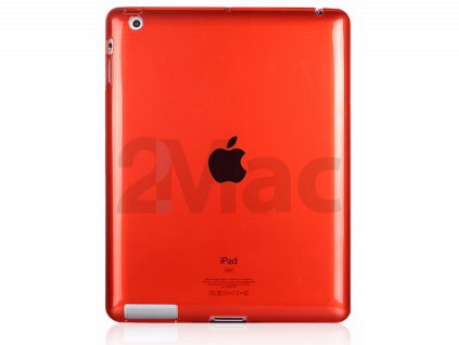 Ochranný kryt pro Apple iPad 2/3/4 gen. - Červený