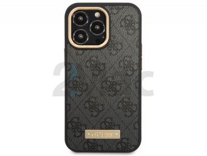 Guess PU 4G MagSafe Case iPhone 14 Pro, Black