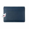 Kožené pouzdro FIXED Oxford pro Apple MacBook 12", modré