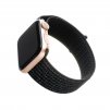 Nylonový řemínek FIXED Nylon Strap pro Apple Watch 42/44/45/49mm, reflexně černý