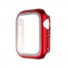 Ochranné pouzdro FIXED Pure+ s temperovaným sklem pro Apple Watch 44mm, červené