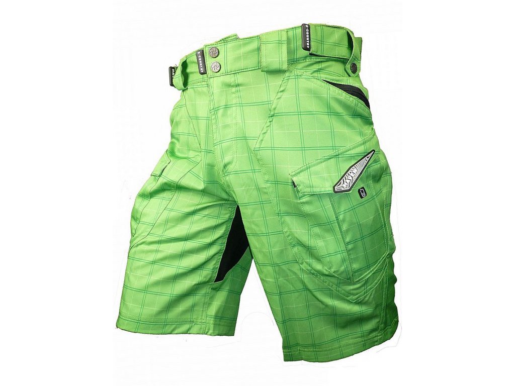 Kalhoty krátké volné HAVEN Cubes II Green