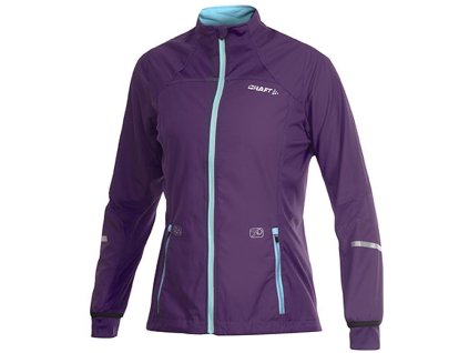 Bunda CRAFT Performance Run Jacket Women fialová/modrá