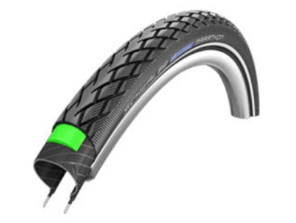 1473 plast schwalbe marathon 26x1 75 greenguard cerna reflexni pruh