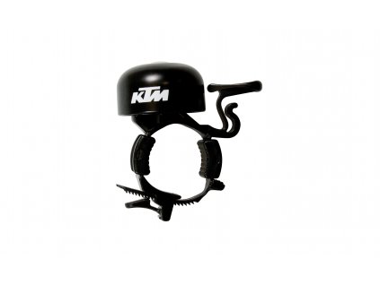 Zvonek KTM černý/bílé logo