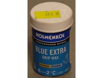 stoupaci vosk holmenkol blue extra modry 45g