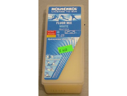 vosk holmenkol fluormix white bily 150g
