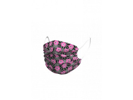 Face mask ALÉ GARDA black/pink