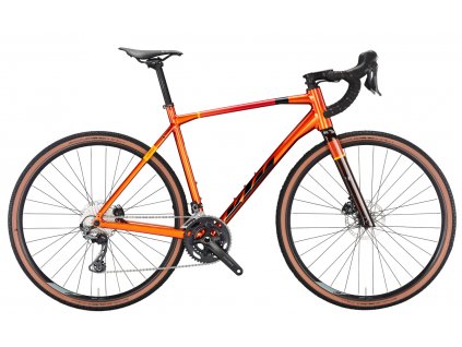 gravel ktm x strada 10 2023 24 burnt orange black red yellow