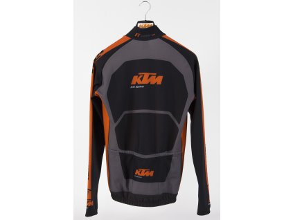 Dres KTM Factory Team zimní černý/šedý/oranžový (Velikost M)