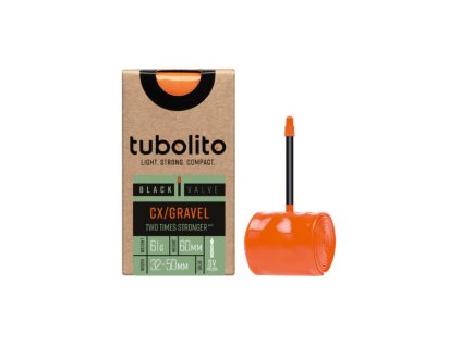 Gravelová duše TUBO GRAVEL Black valve, ventilek 60 mm
