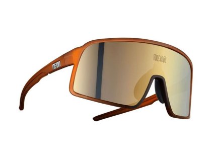 Brýle STRATUS, rámeček CRYSTAL CARAMEL/BLACK MATT, skla MIRROR BRONZE CAT 3