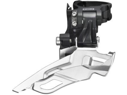 2553 presmykac shimano deore fd m611 b 3x10 cerny s objimkou