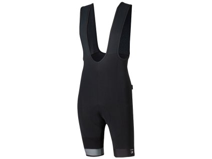 kalhoty kratke ktm factory line iii race bib cerne sede