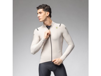 Zateplený cyklistický dres ALÉ pánský R-EV1    WARM RACE (Velikost XXS)