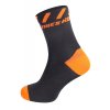 Ponožky KTM Factory Line Socks černá/oranžová (Velikost 44-47)