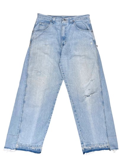 Upcycled Wrangler Distressed Baggies | L