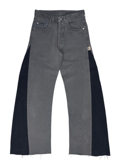 Upcycled Gray & Black Baggies