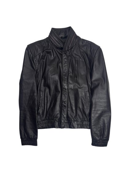 Cocoa brown leather jacket