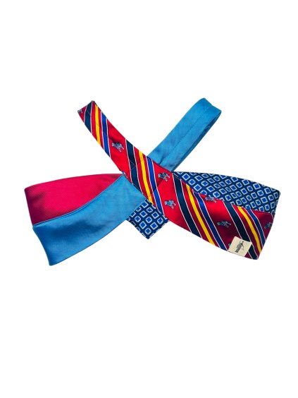 Upcycled SilkTie Top