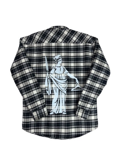 Branded White 2nd Judgement Logo Insulated Jacket Shirt