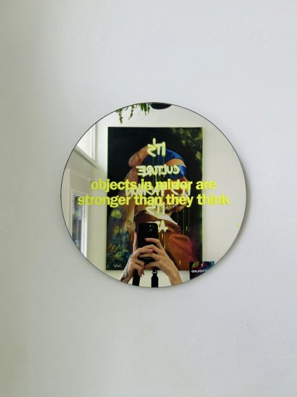 ZRKADLO // OBJECTS IN MIRROR Ø 35CM