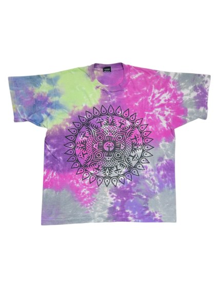 Batikované psychadelic tričko
