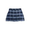 Károvaná Mini Sukňa | Tmavo Modrá