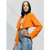 Upcycled Crop Blazer | LIGHT ORANGE