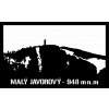 Dřevěný obraz na zeď Malý Javorový 948 m.n.