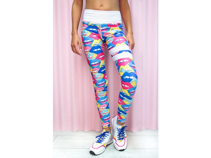 kolorowe legginsy dzieciece 2skin