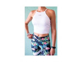 Crop top biele 1