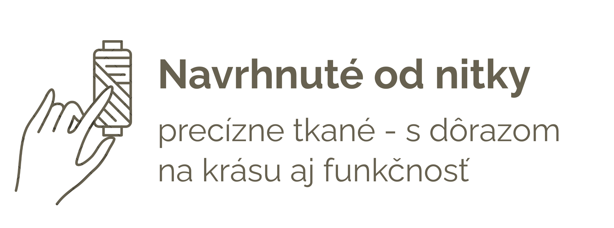 Navrhnuté od nitky