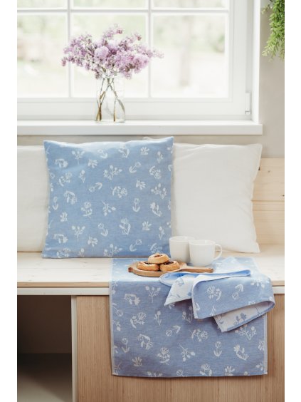Jacquard cushion cover Flowers