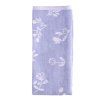 Ľanová kuchynská utierka Flowers (fialová)