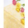 Linen kitchen towel Flowers (yellow)