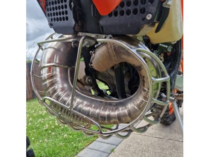 Mitigator Pipe Guard Ktm Husqvarna Gasgas Silver 10 750x750