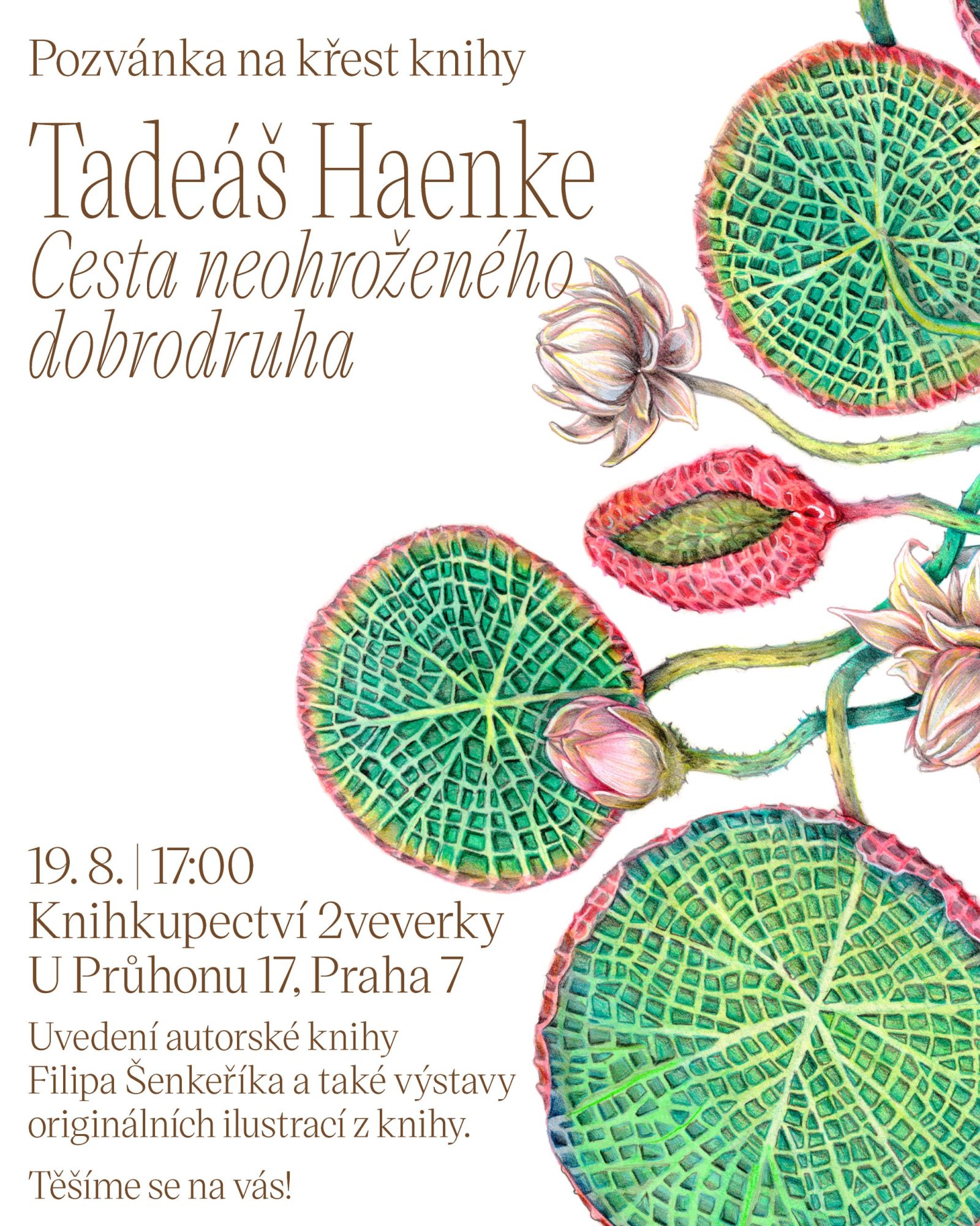 Křest knihy Tadeáš Haenke