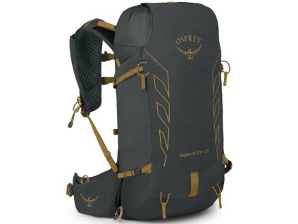 Batoh Osprey Talon Velocity 20 dark charcoal tumbleweed yellw  L/XL