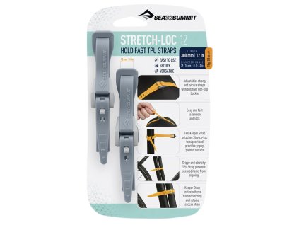 Popruh Sea to Summit Stretch-Loc 12 - (12mm x 300 mm) - 2ks Dusk