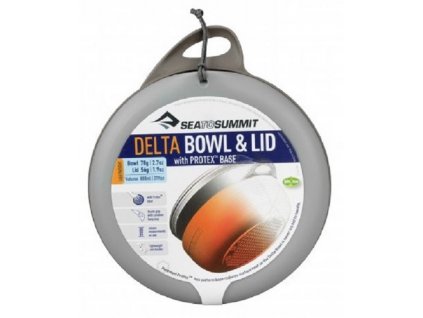 Sea to Summit miska Delta Bowl with Lid Grey